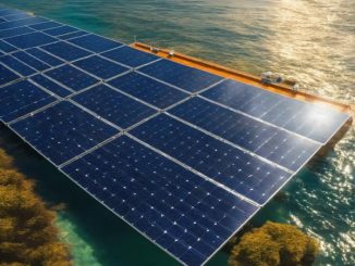 Solarpanell - Meeres-Solaranlage